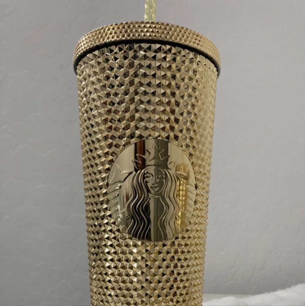 Starbucks Gold Studded Tumbler